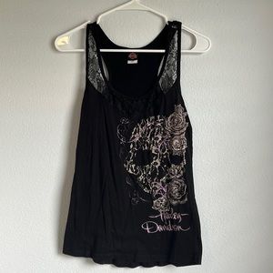Harley Davison racer back tank